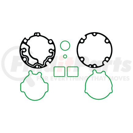 MT2204 by OMEGA ENVIRONMENTAL TECHNOLOGIES - CALSONIC DKV14D GASKET KIT