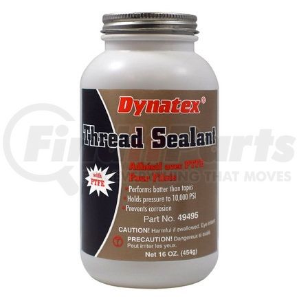 49495 by DYNATEX - Thread Sealant with PTFE, 16 oz. Brush Top Bottle