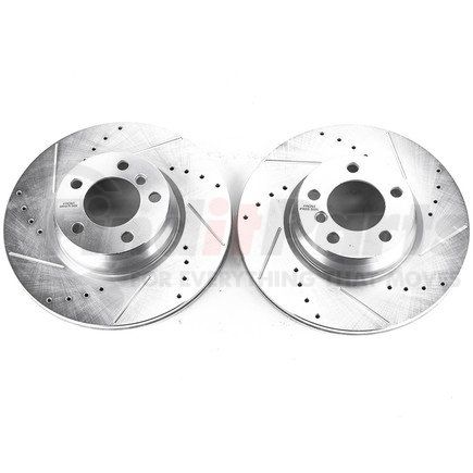 EBR1445XPR by POWERSTOP BRAKES - Evolution® Disc Brake Rotor - Performance, Drilled, Slotted and Plated