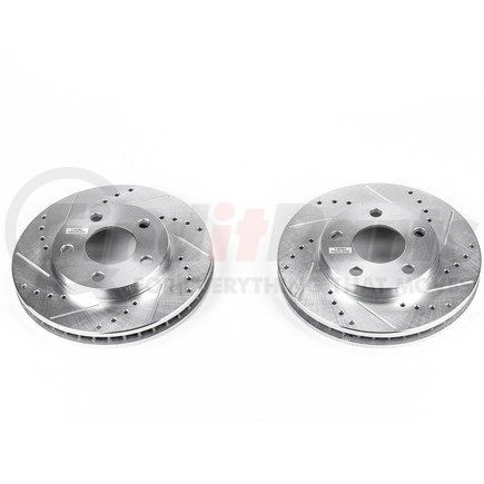 AR8250XPR by POWERSTOP BRAKES - Evolution® Disc Brake Rotor - Performance, Drilled, Slotted and Plated