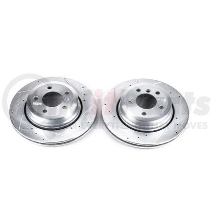 EBR689XPR by POWERSTOP BRAKES - Evolution® Disc Brake Rotor - Performance, Drilled, Slotted and Plated