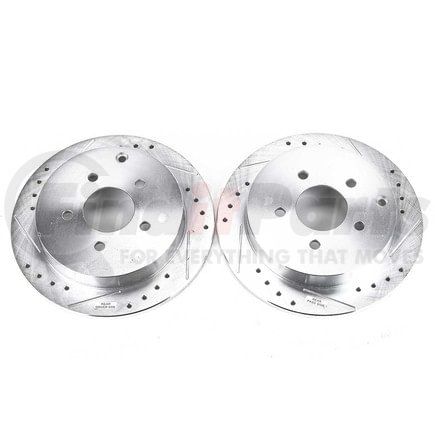 AR8270XPR by POWERSTOP BRAKES - Evolution® Disc Brake Rotor - Performance, Drilled, Slotted and Plated