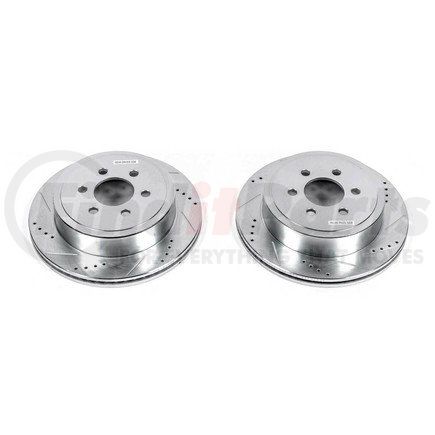 AR8756XPR by POWERSTOP BRAKES - Evolution® Disc Brake Rotor - Performance, Drilled, Slotted and Plated