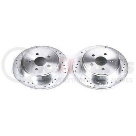 AR8353XPR by POWERSTOP BRAKES - Evolution® Disc Brake Rotor - Performance, Drilled, Slotted and Plated