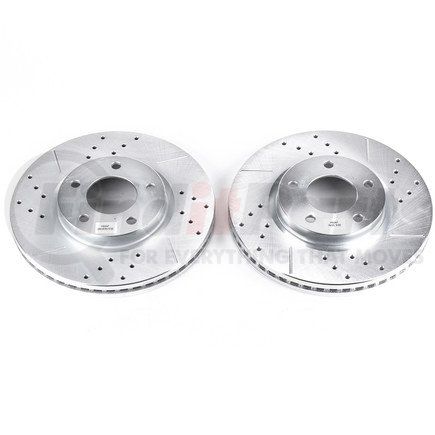 AR8192XPR by POWERSTOP BRAKES - Evolution® Disc Brake Rotor - Performance, Drilled, Slotted and Plated