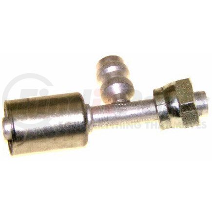 35-B1102-3 by OMEGA ENVIRONMENTAL TECHNOLOGIES - FITTING #8FF BEADLOCK STRAIGHT R134A SV