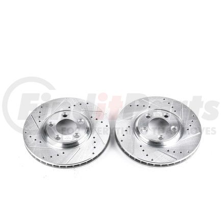 AR8160XPR by POWERSTOP BRAKES - Evolution® Disc Brake Rotor - Performance, Drilled, Slotted and Plated