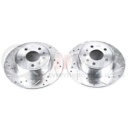 EBR612XPR by POWERSTOP BRAKES - Evolution® Disc Brake Rotor - Performance, Drilled, Slotted and Plated