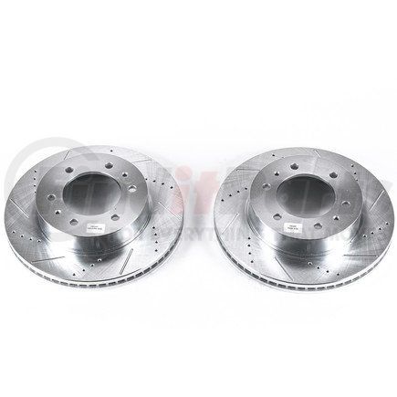 AR8769XPR by POWERSTOP BRAKES - Evolution® Disc Brake Rotor - Performance, Drilled, Slotted and Plated