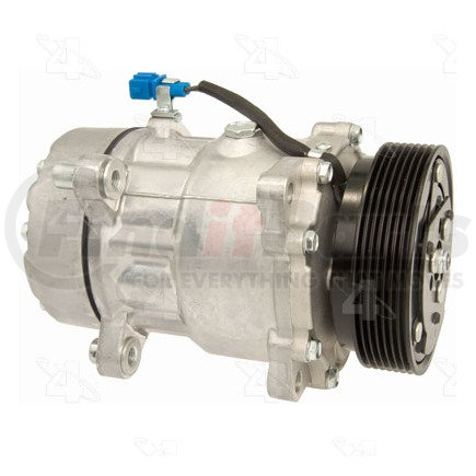 98592 by FOUR SEASONS - New Sanden/Sankyo SD7V16 Compressor w/ Clutch