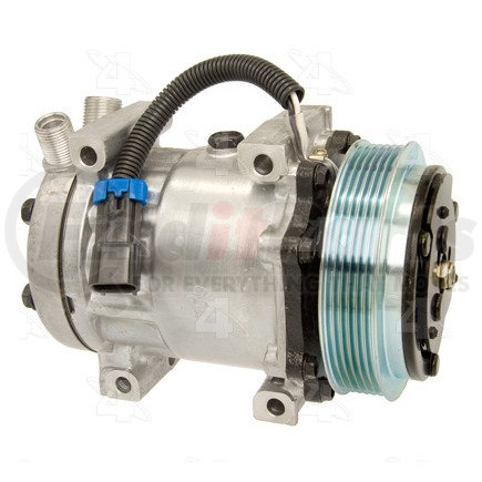 98597 by FOUR SEASONS - New Sanden/Sankyo SD7H15 Compressor w/ Clutch