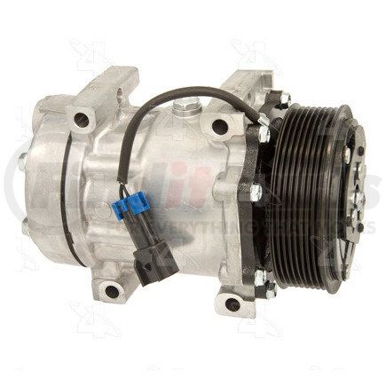 98599 by FOUR SEASONS - New Sanden/Sankyo SD7H15 Compressor w/ Clutch