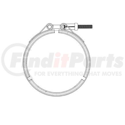 DDE A0019955344 by DETROIT DIESEL - CLAMP COLLAR