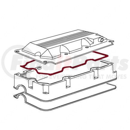 DDE-23511991 by DETROIT DIESEL - GASKET