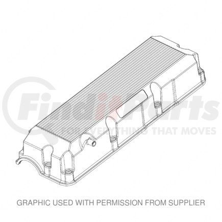 DDE-23527765 by DETROIT DIESEL - Rocker Cover - Valve Cover, Series 60, DDEC V 12.7L