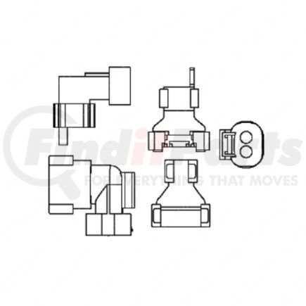 DDE-A0001506136 by DETROIT DIESEL - CONNECTOR