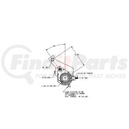 1699823C91 by NAVISTAR - Automatic Brake Adjuster (ABA) - Rear Brake