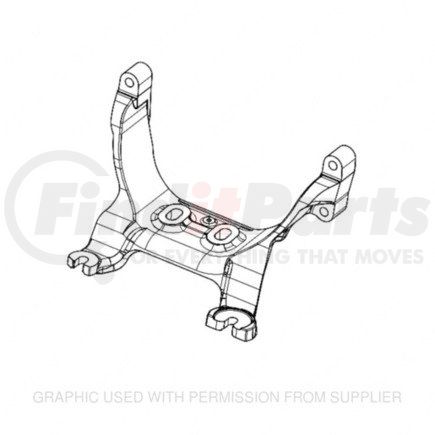 DDE-A4722233904 by DETROIT DIESEL - ENGINE MOUNT, FRONT