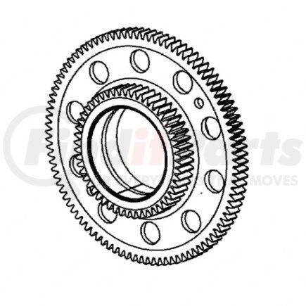 DDE-A4730500205 by DETROIT DIESEL - IDLER GEAR 3