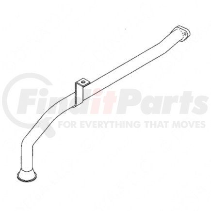 DDE-A4761800252 by DETROIT DIESEL - SUCTION PIPE