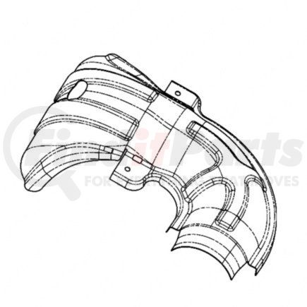 DDE-A6804911830 by DETROIT DIESEL - HEAT SHIELD, ATS INLET, UPPER