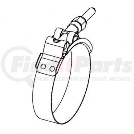 DDE-A6809950110 by DETROIT DIESEL - HOSE CLAMP