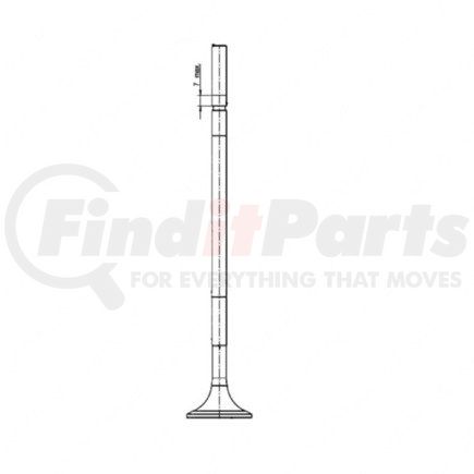 DDE-A4710500927 by DETROIT DIESEL - EXHAUST VALVE