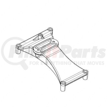 DDE-A4710944541 by DETROIT DIESEL - BRACKET, AIR CLEANER