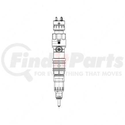 DDE-EA4710700487 by DETROIT DIESEL - INJECTOR