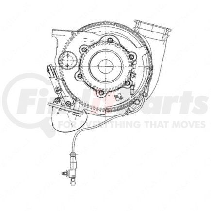 DDE-EA4710968399 by DETROIT DIESEL - Turbocharger - DD13 EPA10/GHG14