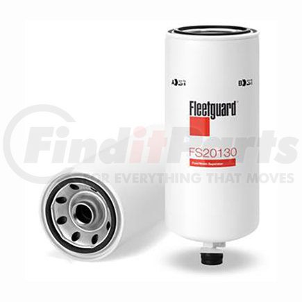 FS20130 by FLEETGUARD - Fuel Water Separator - Spin-On, 12.01 in. Height