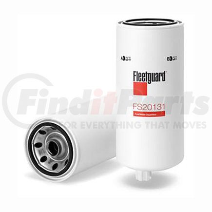 FS20131 by FLEETGUARD - Fuel Water Separator - 12.01 in. Height