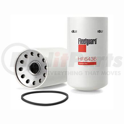 HF6436 by FLEETGUARD - Hydraulic Filter - 8.96 in. Height, 5.08 in. OD (Largest), Spin-On