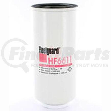 HF6611 by FLEETGUARD - Hydraulic Filter - 8.03 in. Height, 3.68 in. OD (Largest), Spin-On