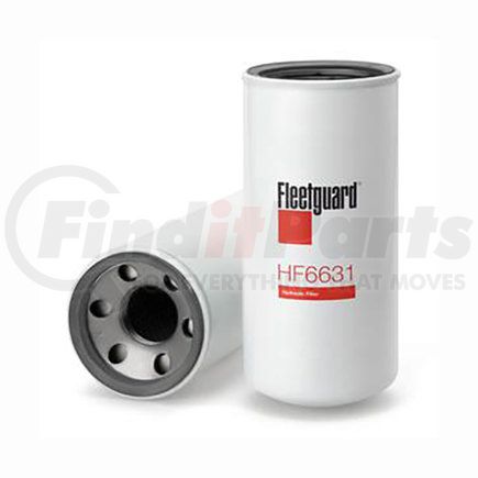HF6631 by FLEETGUARD - Hydraulic Filter - 8 in. Height, 3.68 in. OD (Largest), Spin-On