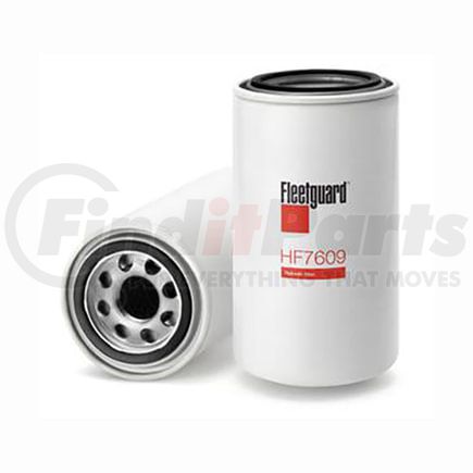 HF7609 by FLEETGUARD - Hydraulic Filter - 6.94 in. Height, 3.68 in. OD (Largest), Spin-On