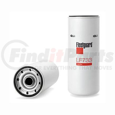 LF733 by FLEETGUARD - Engine Oil Filter - 10.39 in. Height, 4.24 in. (Largest OD)