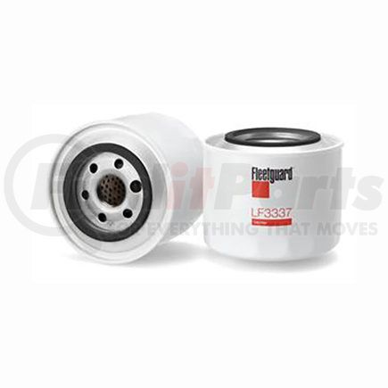 LF3337 by FLEETGUARD - Engine Oil Filter - 3.09 in. Height, 3.81 in. (Largest OD), Spin-On