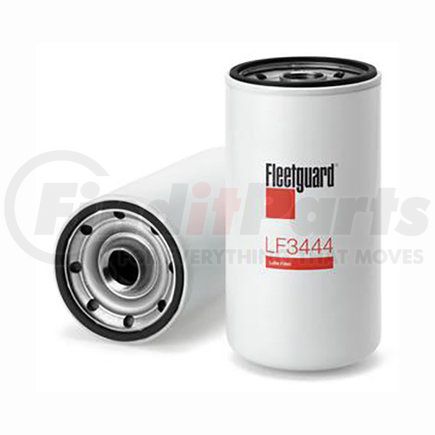 LF3444 by FLEETGUARD - Engine Oil Filter - 8.08 in. Height, 4.24 in. (Largest OD)