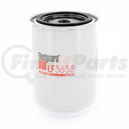 LF3638 by FLEETGUARD - Engine Oil Filter - 5.01 in. Height, 3.68 in. (Largest OD), Spin-On