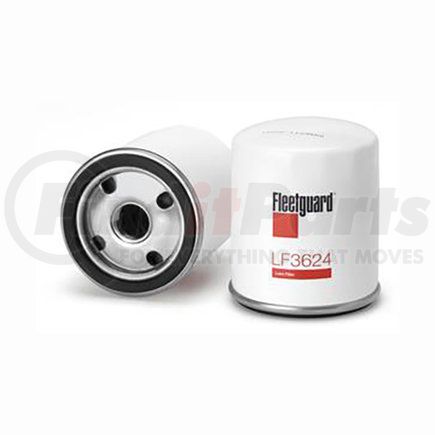 LF3624 by FLEETGUARD - Engine Oil Filter - 3.57 in. Height, 3.03 in. (Largest OD)