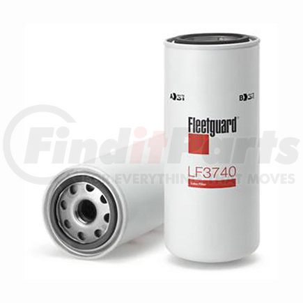 LF3740 by FLEETGUARD - Engine Oil Filter - 8.75 in. Height, 3.68 in. (Largest OD)