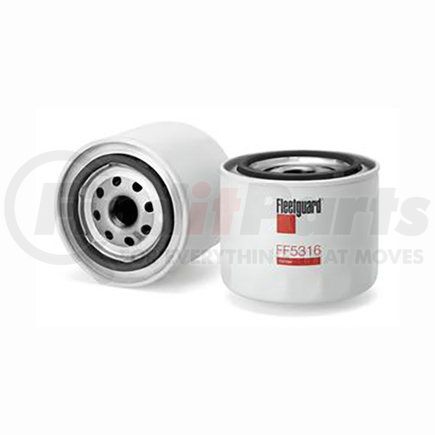 FF5316 by FLEETGUARD - Fuel Filter - Spin-On, 3.19 in. Height