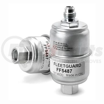 FF5487 by FLEETGUARD - Fuel Filter - In-Line, Wire Mesh Media, 3.66 in. Height