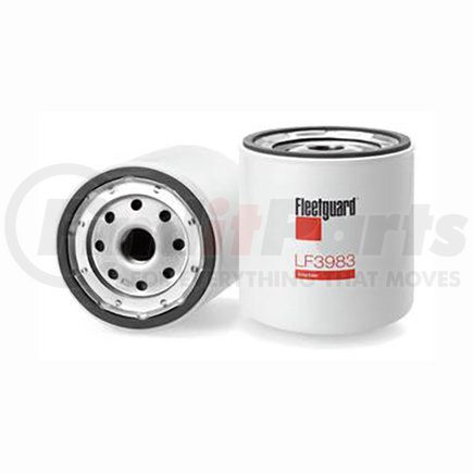 LF3983 by FLEETGUARD - Engine Oil Filter - 4.15 in. Height, 3.67 in. (Largest OD)