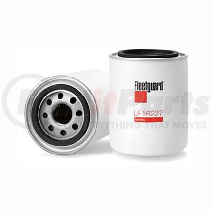 LF16227 by FLEETGUARD - Engine Oil Filter - 4.61 in. Height, 3.66 in. (Largest OD), Spin-On