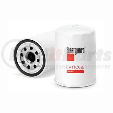 LF16255 by FLEETGUARD - Engine Oil Filter - 5 in. Height, 3.72 in. (Largest OD)