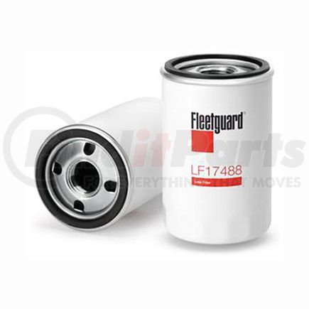 LF17488 by FLEETGUARD - Engine Oil Filter - 4.82 in. Height, 3.09 in. (Largest OD)