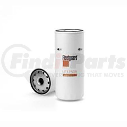 LF17505 by FLEETGUARD - Engine Oil Filter - 10.24 in. Height, 4.33 in. (Largest OD), Baldwin B76