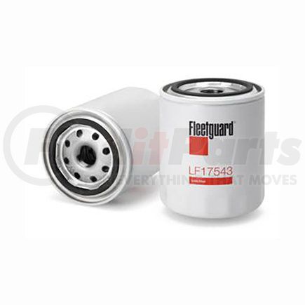 LF17543 by FLEETGUARD - Engine Oil Filter - 4.11 in. Height, 3.25 in. (Largest OD)